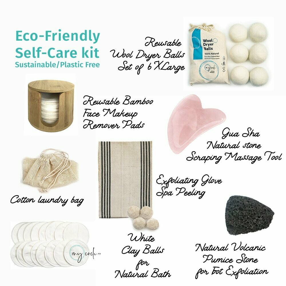 EcoFriendly SelfCare Kit, 006Sustainable / Plastic Free / Natural
