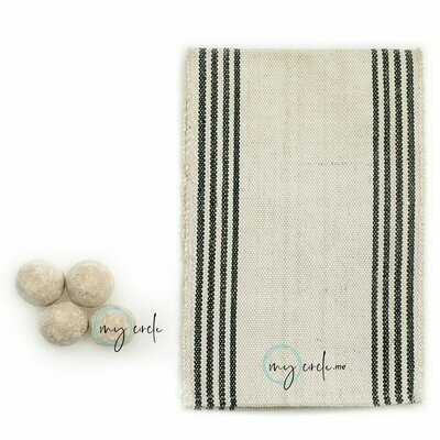 Spa Exfoliating Mitt with White Clay Balls (Sefidab Pack of 4) for Natural Bath