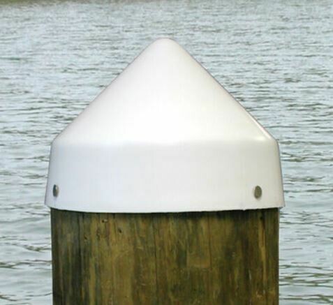 Piling Cap, 12.5" Diameter Cone - WHITE