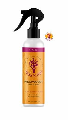 Jessicurl Aquavescent Hair Spray 237ml (8oz) - No Added Fragrance