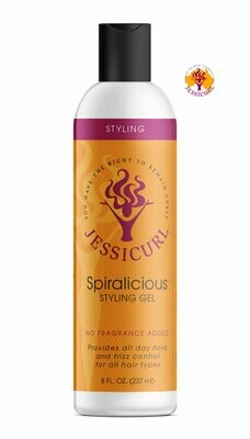 Jessicurl Spiralicious Styling Gel 237ml No Fragrance Added
