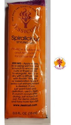 Jessicurl Spiralicious Styling Gel  sample No Fragrance Added