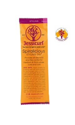 Jessicurl Spiralicious Styling Gel sample (No Fragrance)