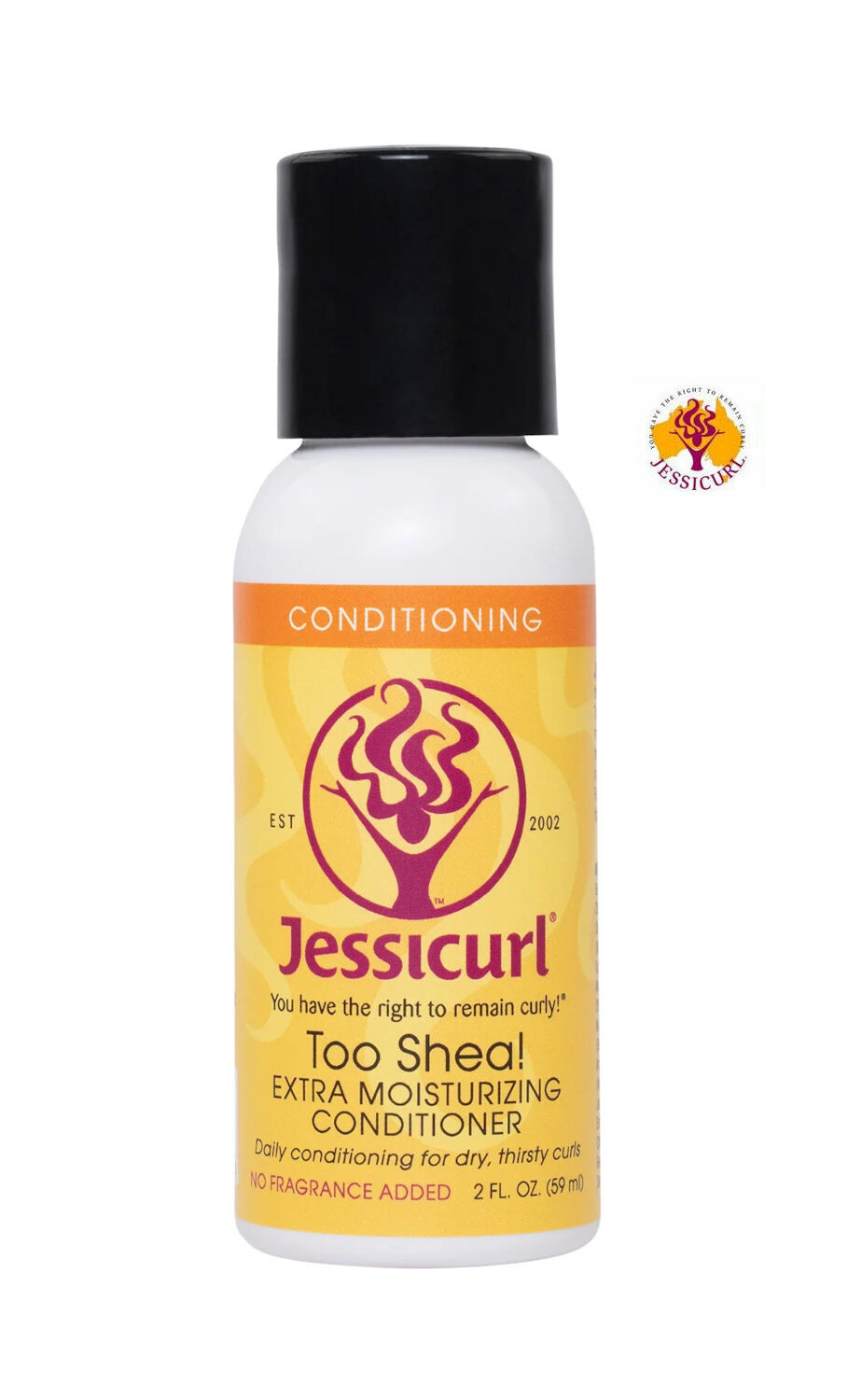 Jessicurl Too Shea! Extra Moisturising Conditioner 59ml No Fragrance Added