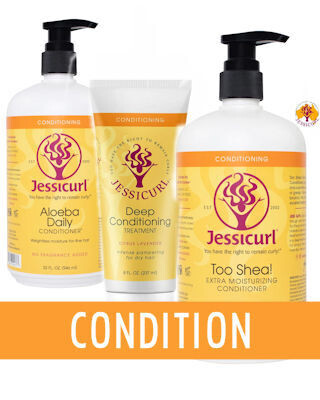 Jessicurl Curly Hair Conditioners