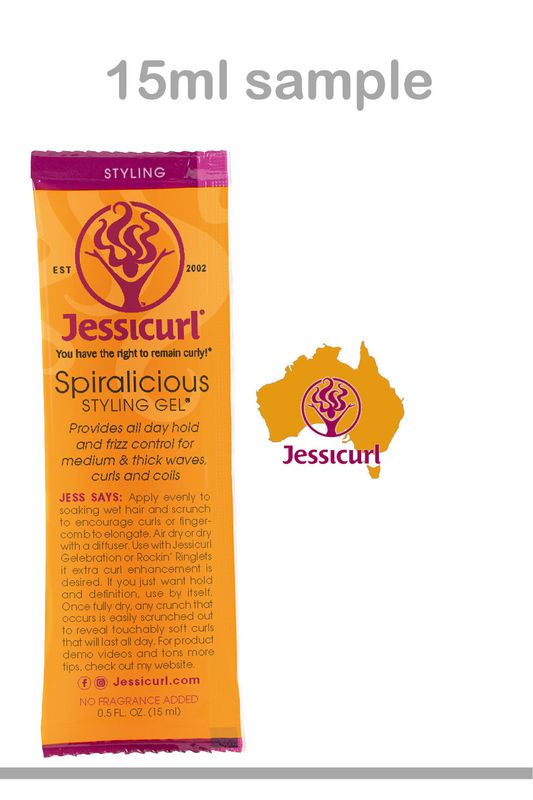 Jessicurl Spiralicious Styling Gel  sample  (No Fragrance)
