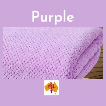 Microfibre Plunking Towel, Colour: Purple