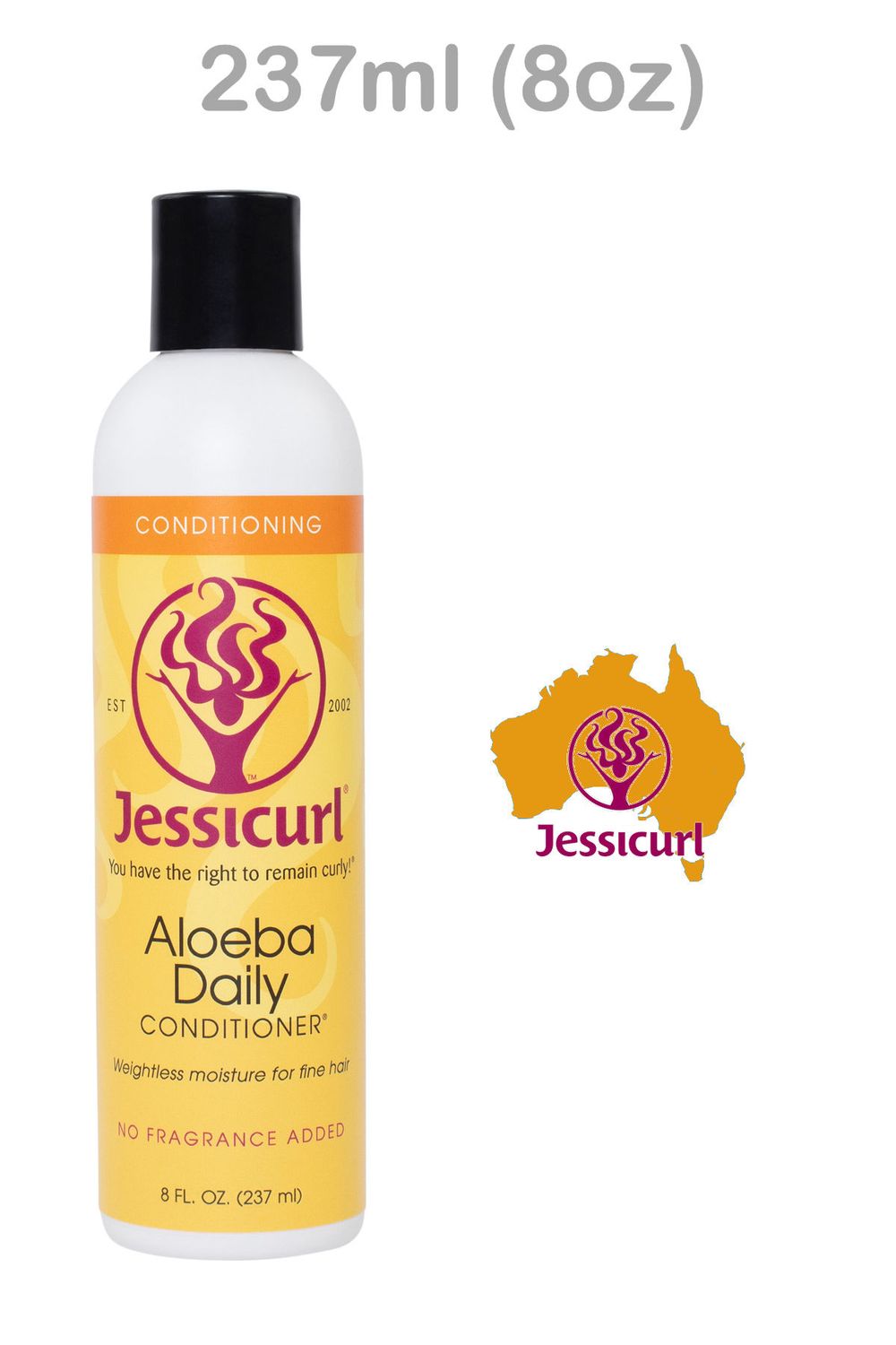 Jessicurl Aloeba Daily Conditioner 237ml (8oz)