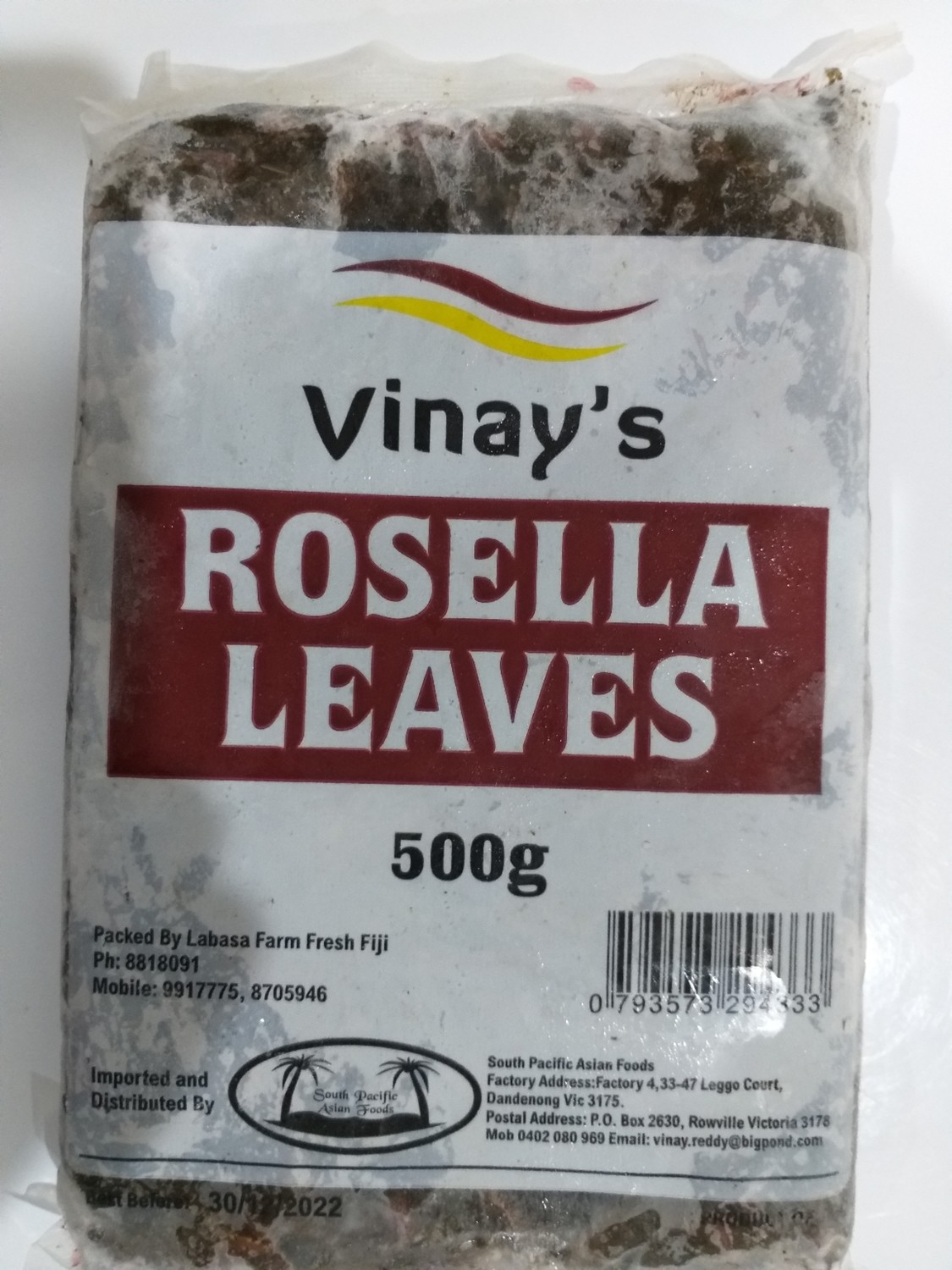 ROSELLA LEAVES (GONGURA) 500GMS