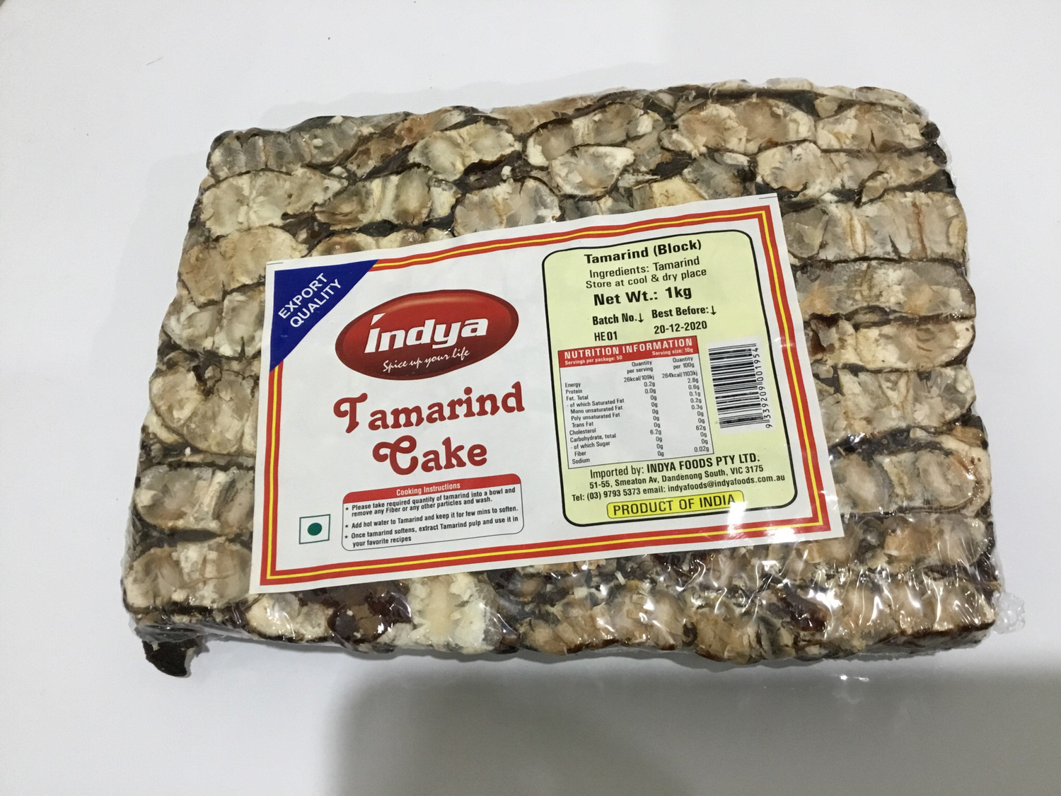 INDYA TAMARIND SEEDLESS (IMLI) 1 KG