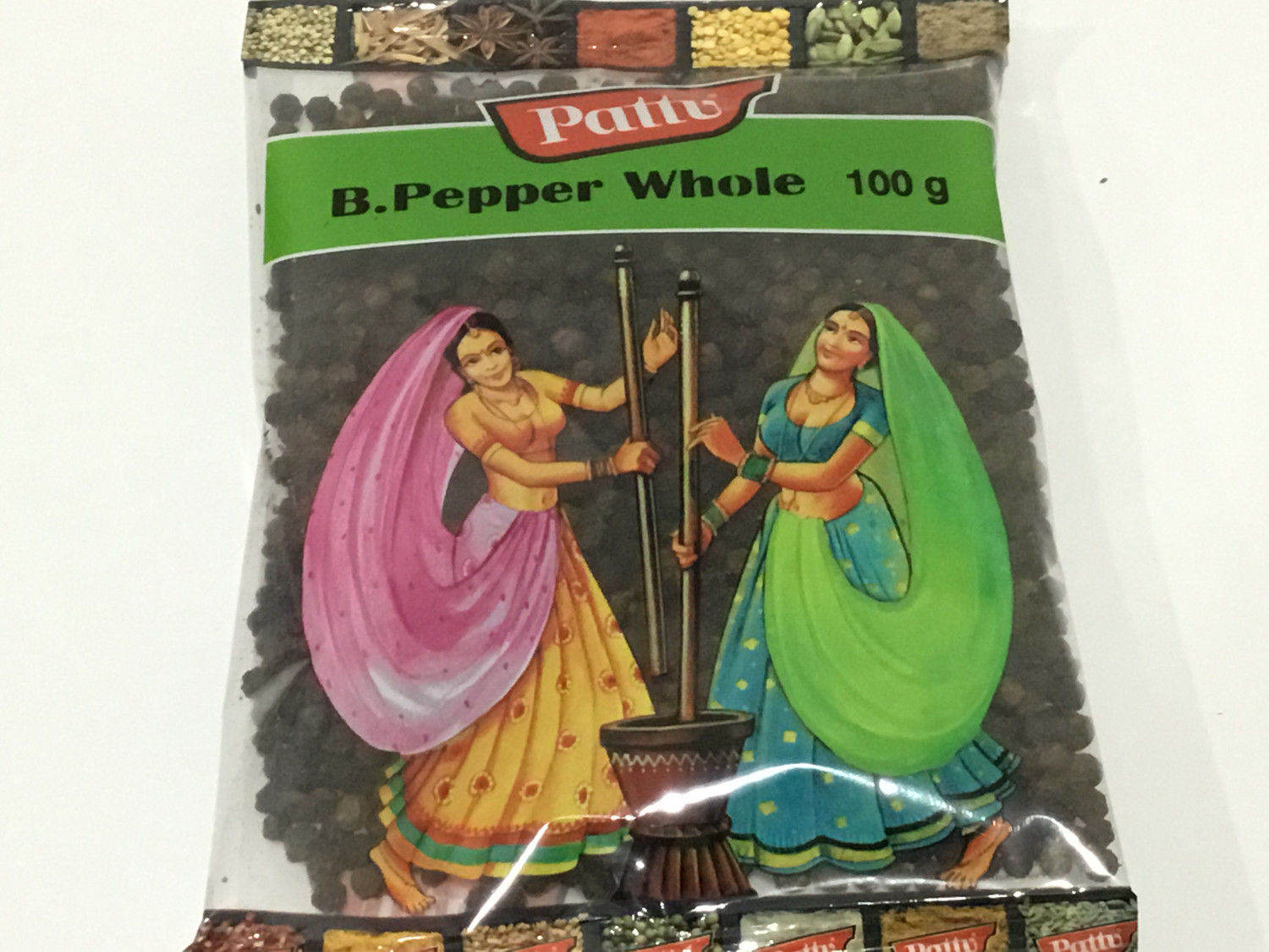 PATTU BLACK PEPPER (KALI MIRCH)  WHOLE 200 G
