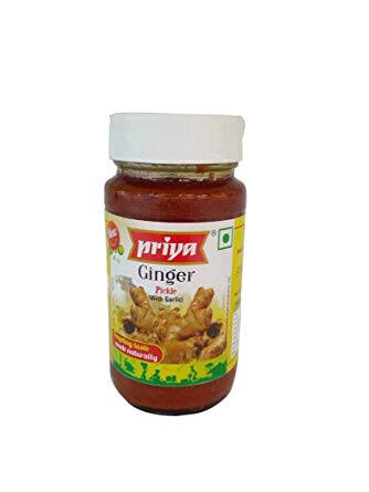 PRIYA GINGER PICKLE WITH GARLIC 300 G