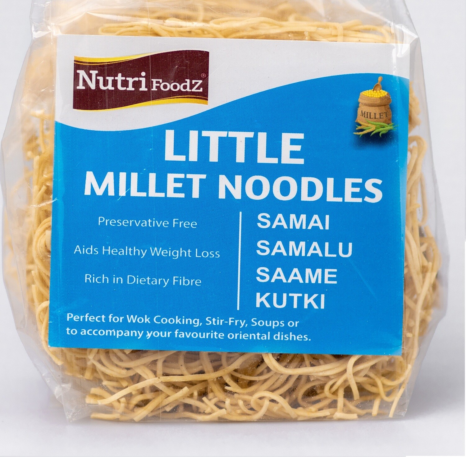 NUTRI FOODZ LITTLE MILLET NOODLES (Includes Taste Maker packet)