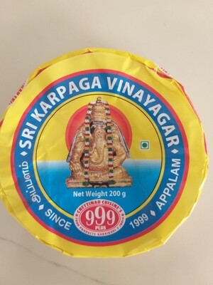 999 plus APPALAM 200 GMS