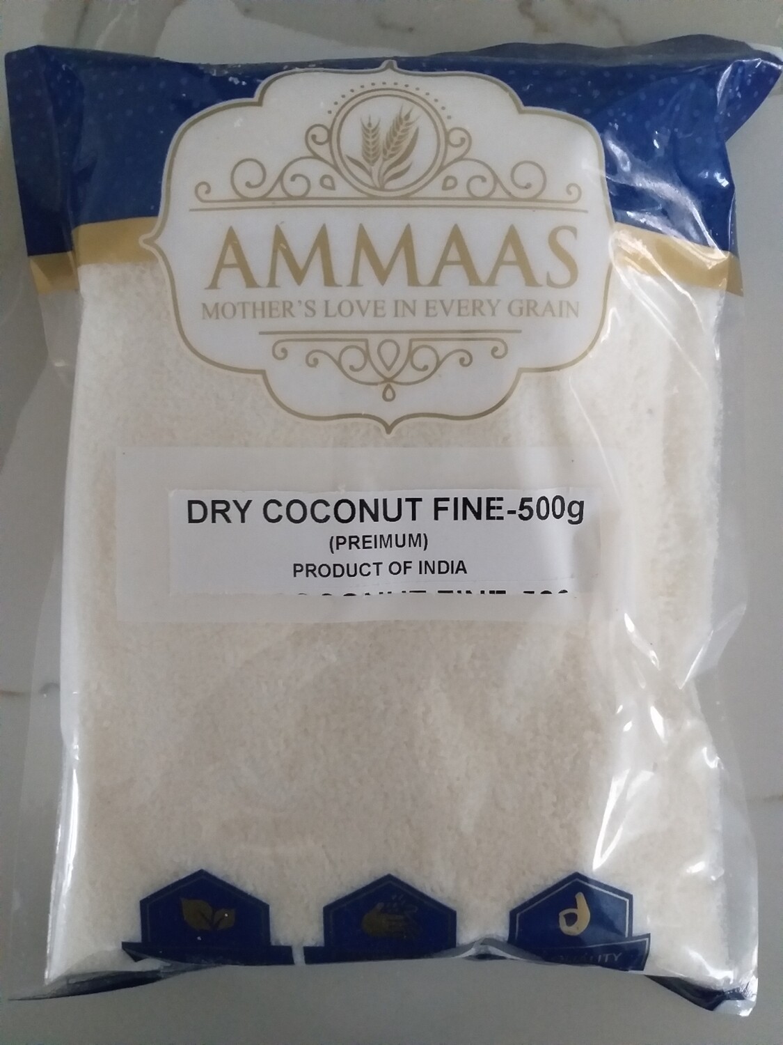 AMMAS  DESICATED COCONUT FINE 500 G