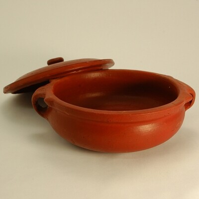 COOKING CLAYPOT 8 INCH(WITH LID)/HANDI