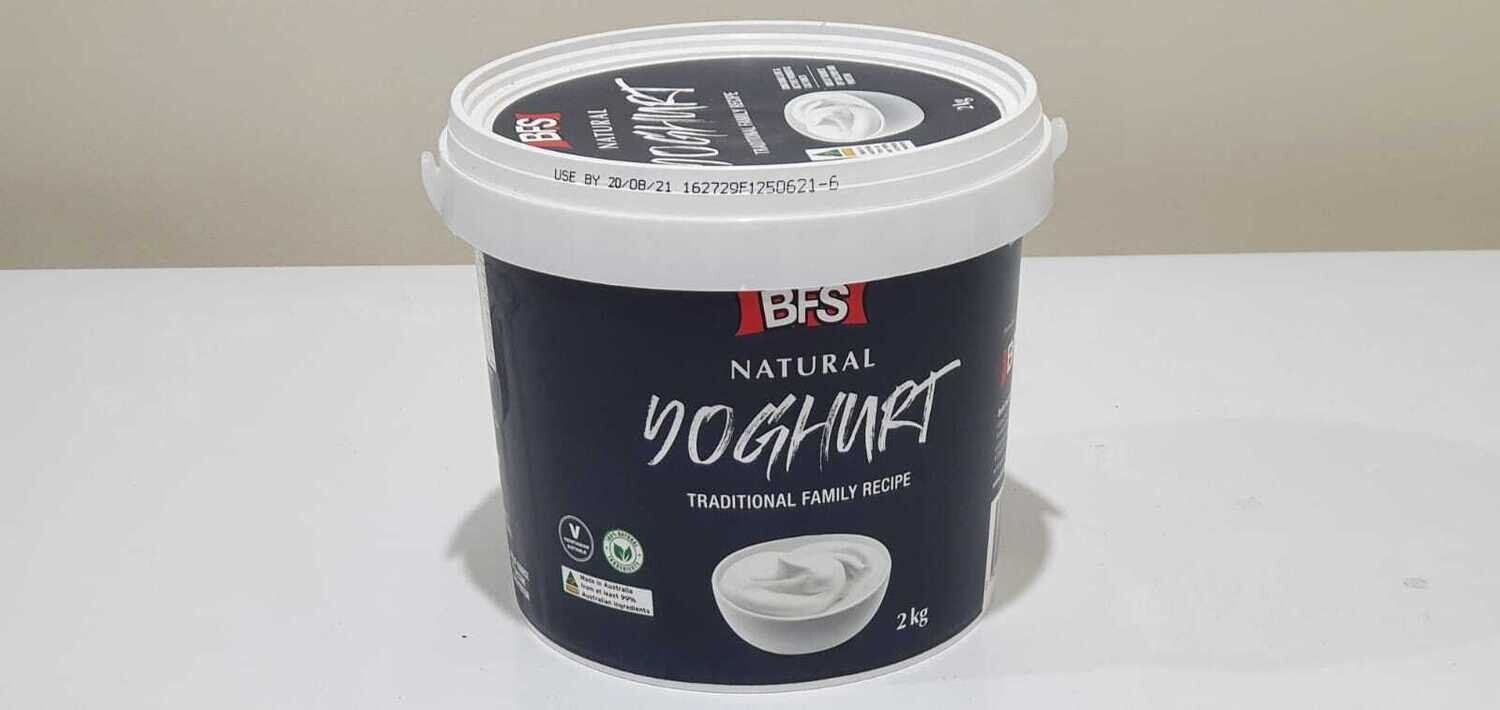 BFS NATURAL YOGHURT 2 KG