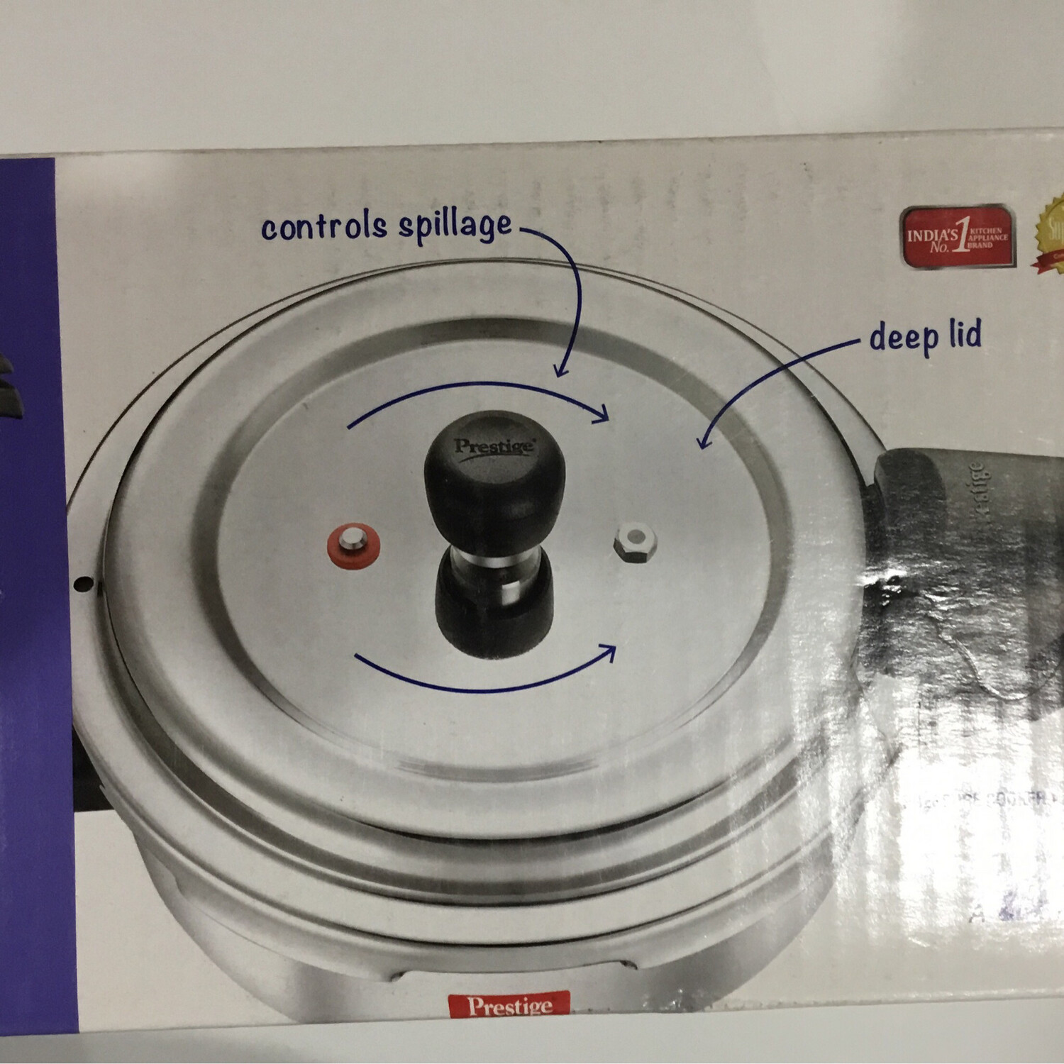 PRESTIGE STEEL PRESSURE COOKER 3 LTR