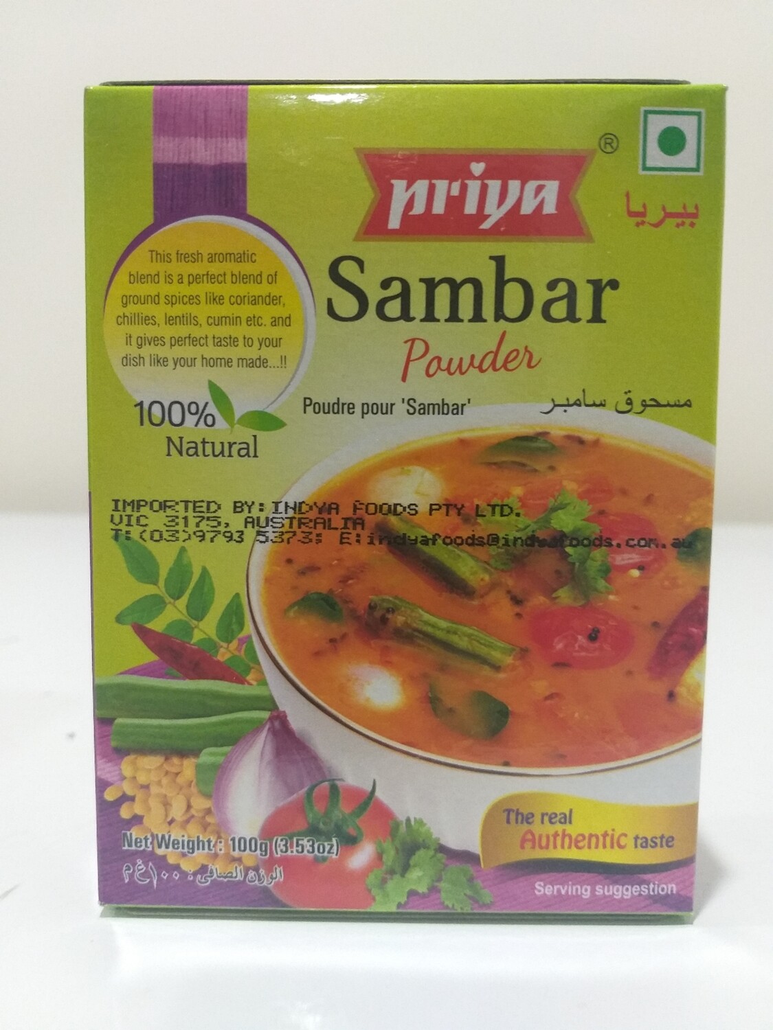 PRIYA SAMBHAR POWDER 100G