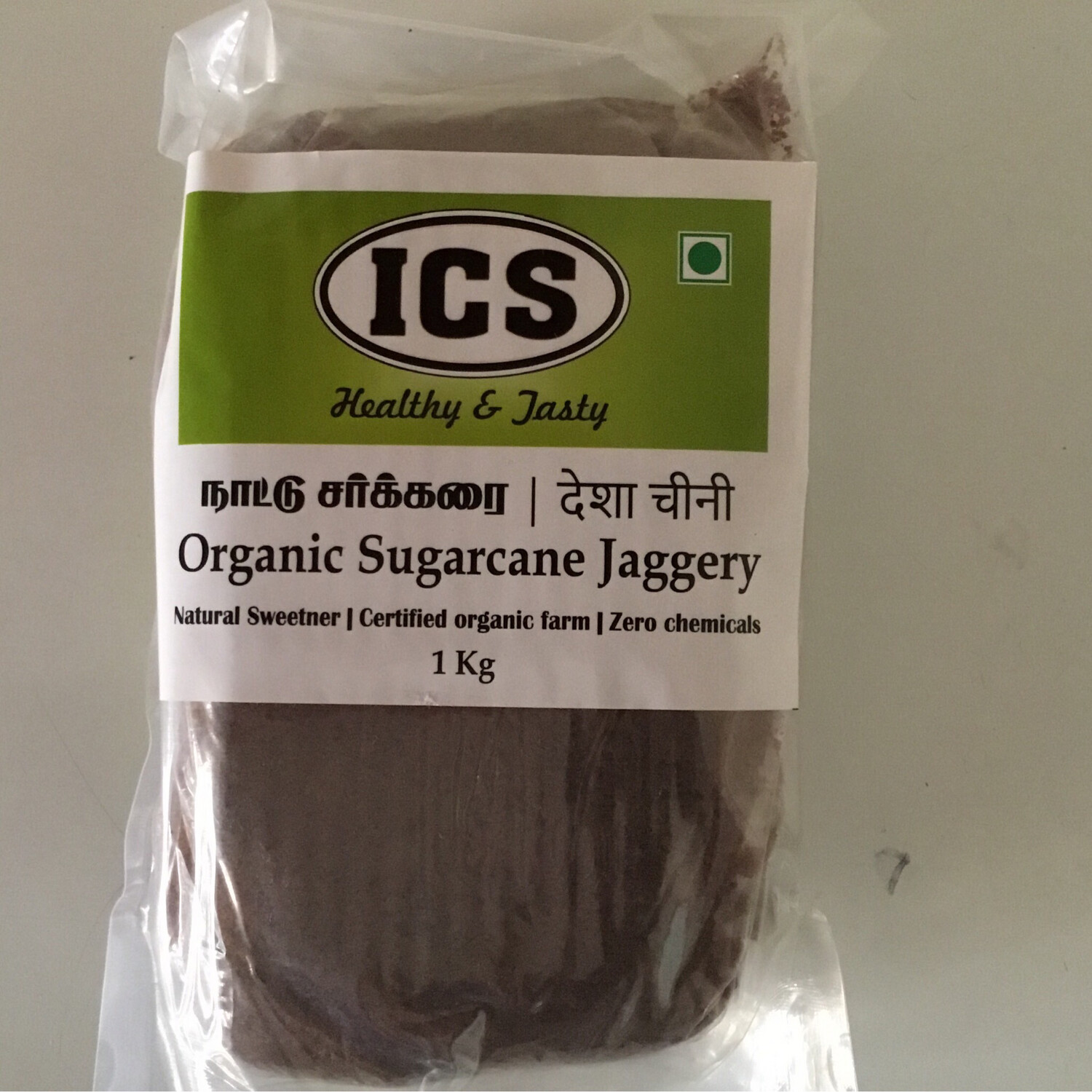 ICS ORGANIC JAGGERY POWDER 1 KG - 100% CHEMICAL FREE