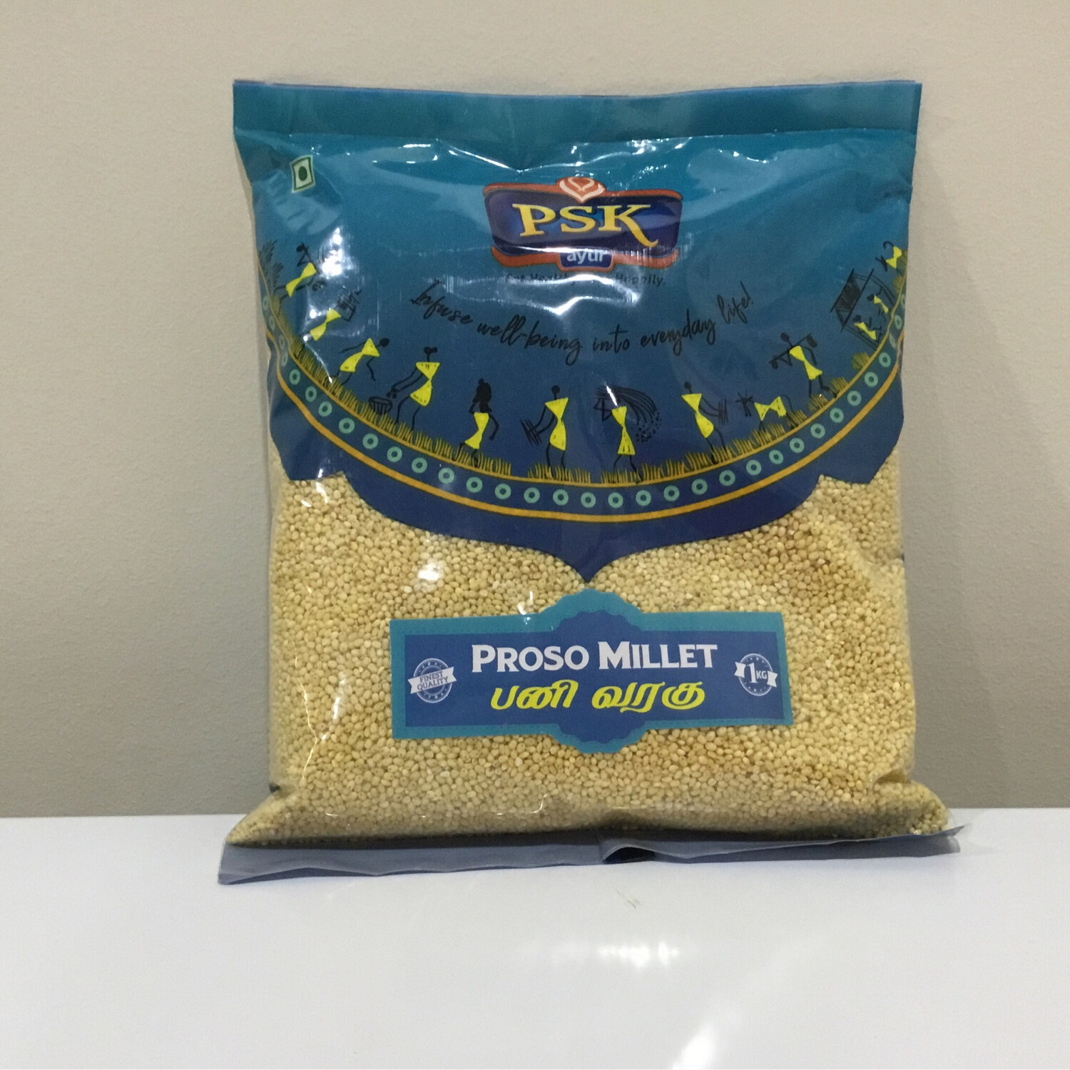 PSK AYUR PROSO MILLETS 1 KG(PEARLED &amp; UNHULLED)