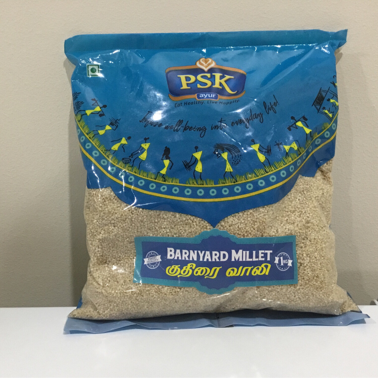 PSK AYUR BARNYARD MILLETS 1 KG(PEARLED &amp;UNHULLED)