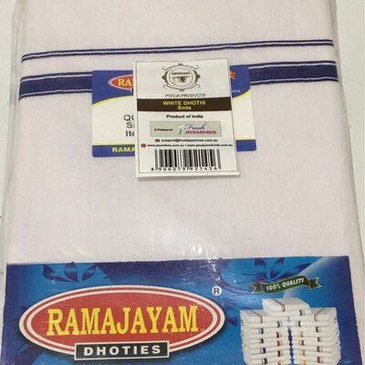 DHOTI WITH BORDER 8 MTRS