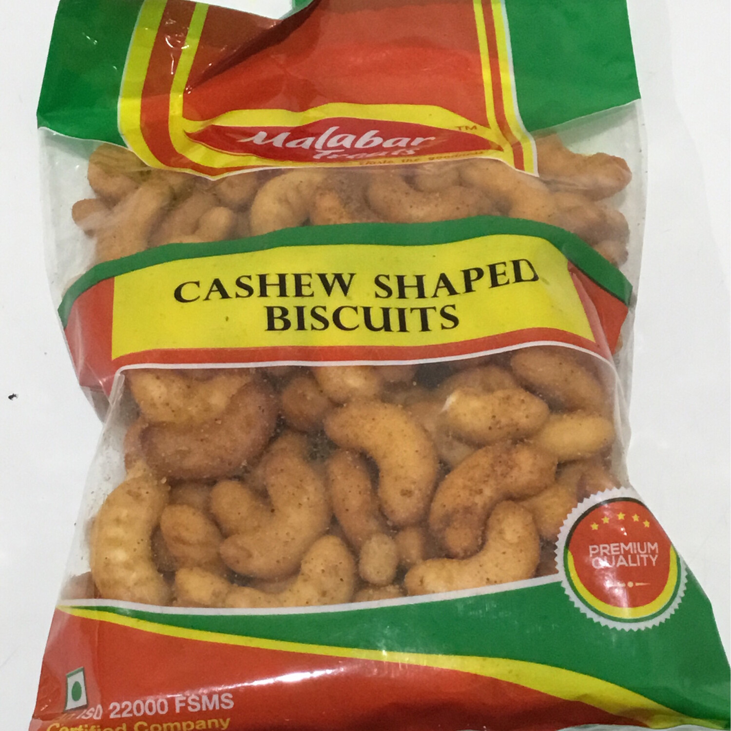 MALABAR TREATS CASHEW SHAPED SPICY BISCUITS 200G