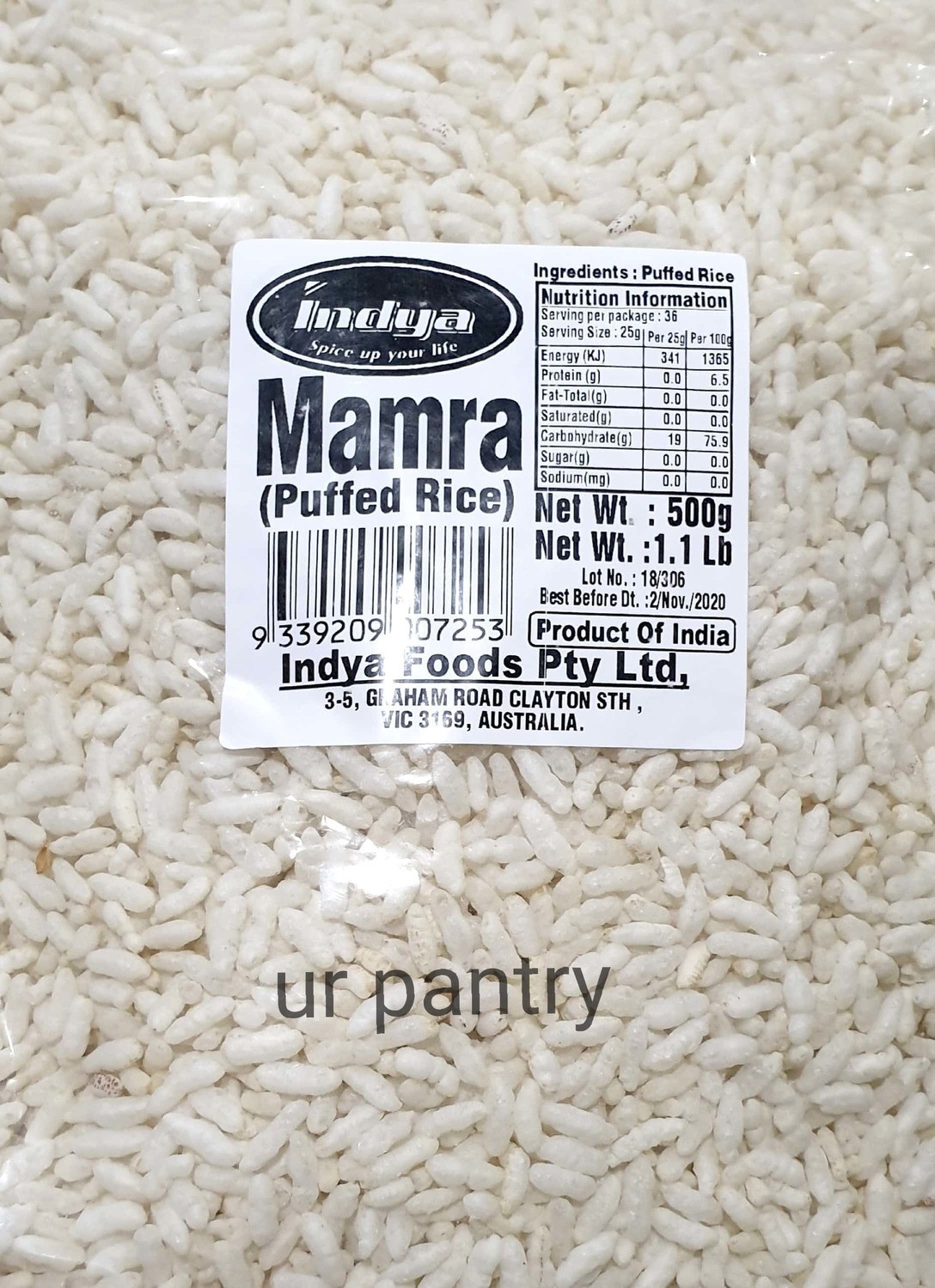 INDYA MURMURA (PUFFED RICE) 500GM