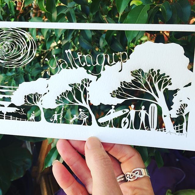 Yallingup paper cutting