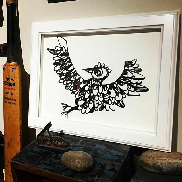 Spirit Bird paper cutting