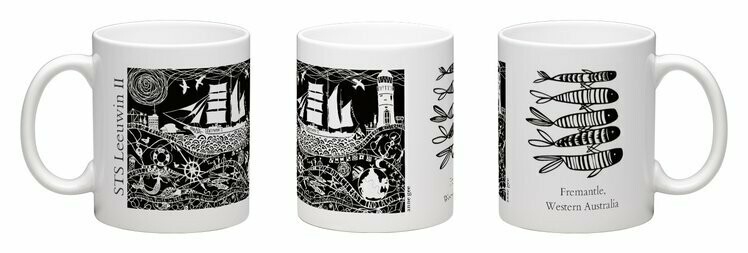 STS Leeuwin II- china mug