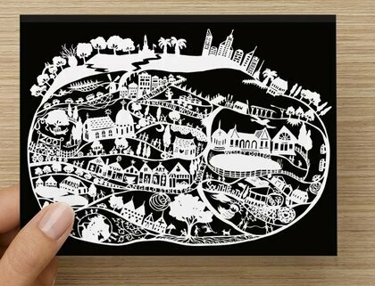 Heart of South Perth&#39;  GREETING CARD