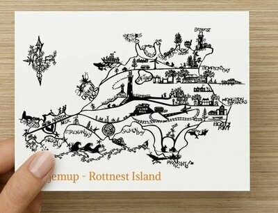 &#39;Wadjemup&#39; Rottnest Island GREETING CARD