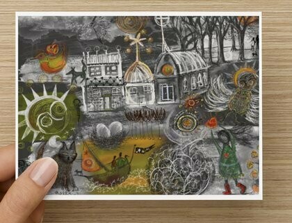 &#39;Many Stories to Tell&#39; -  GREETING CARD