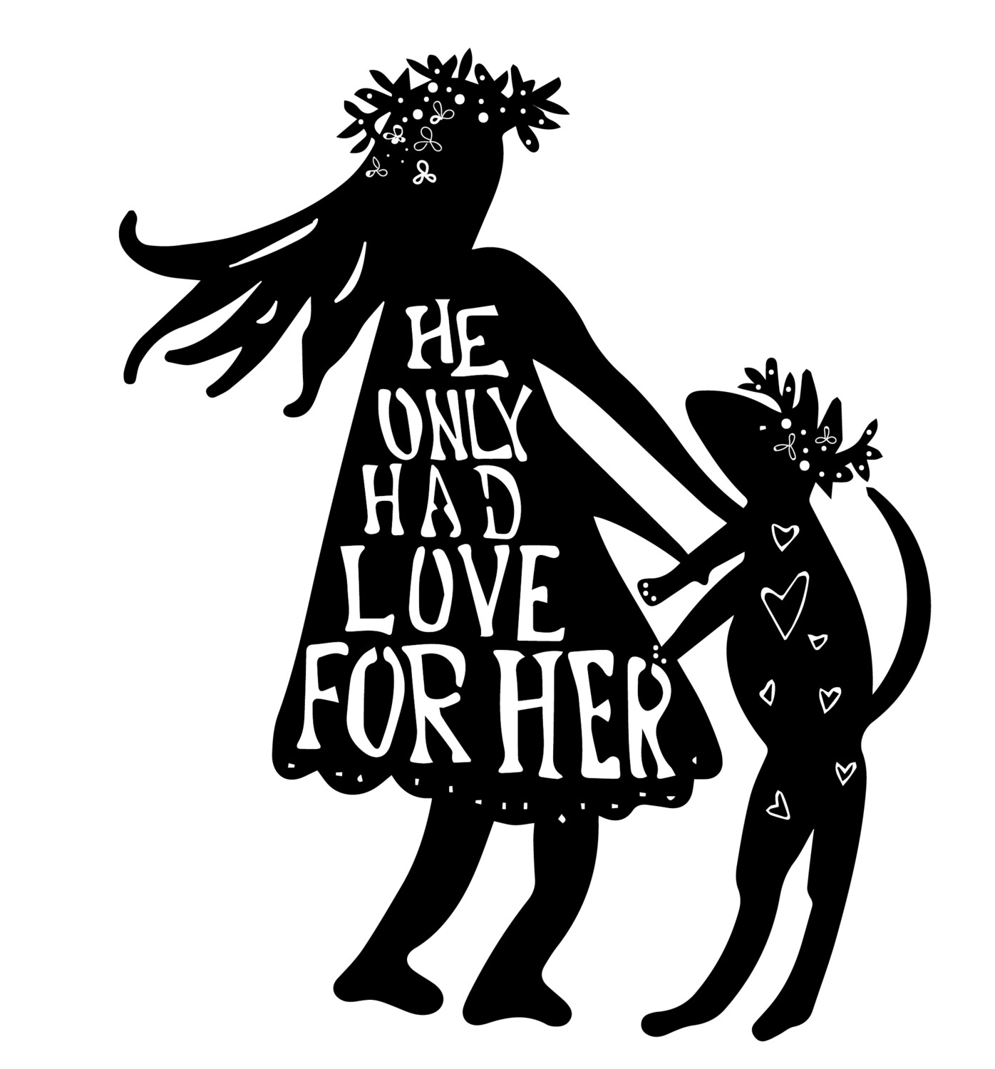 He only had love for her - archive PRINT