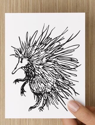 Spike - Australian Echidna GREETING CARD