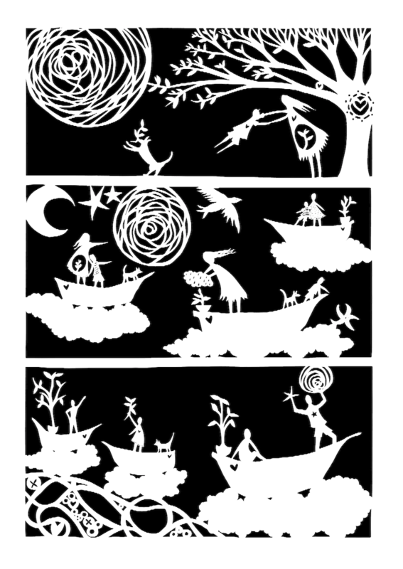 Sense of Wonder - growing boys- paper cutting