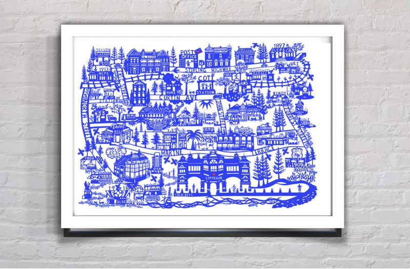 Cottesloe Summer- archive paper cutting