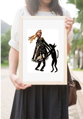 Dog Dance archive PRINT