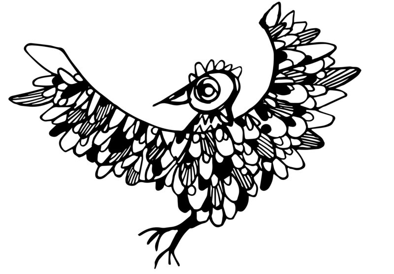 Spirit Bird archive PRINT