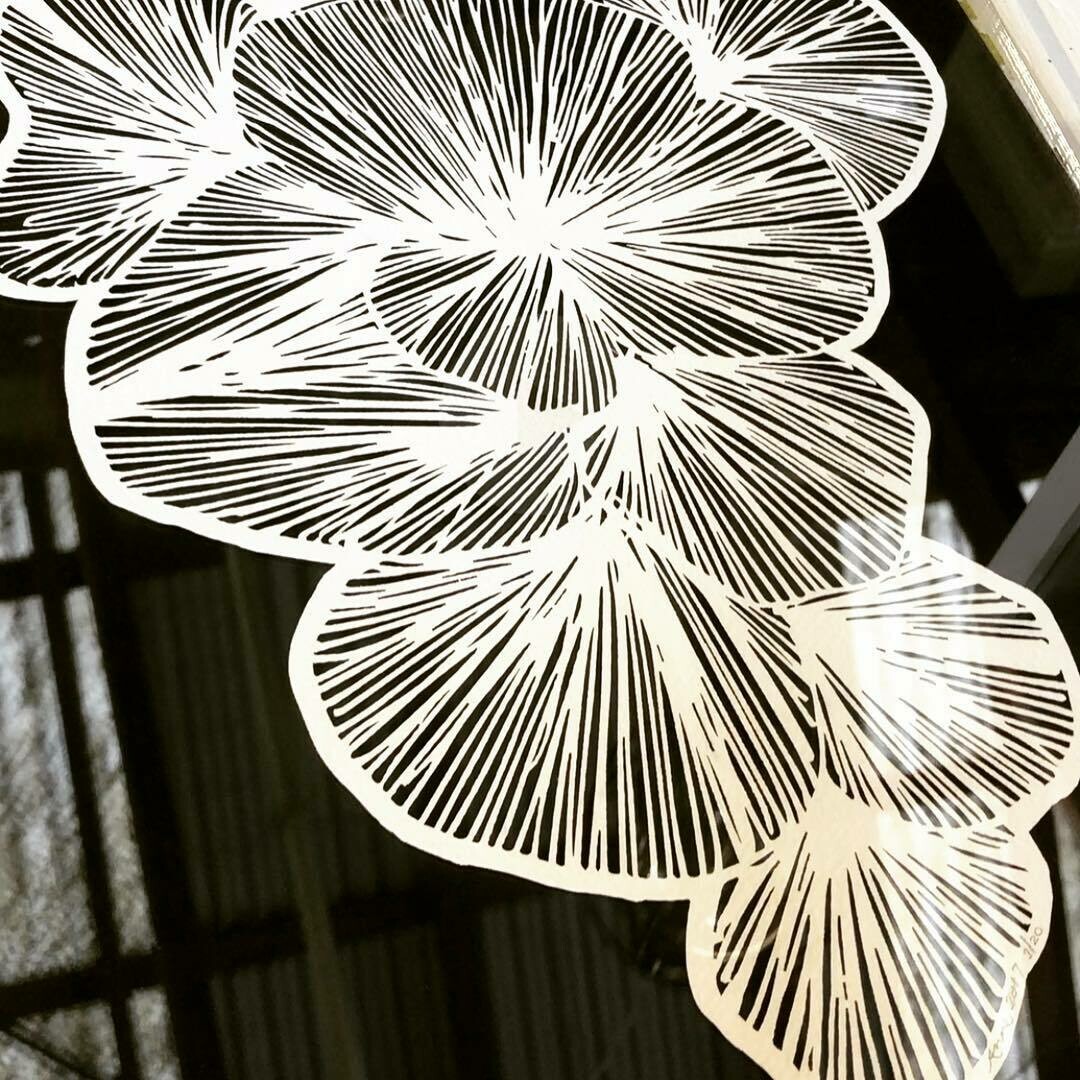 Sea Flange  paper cutting