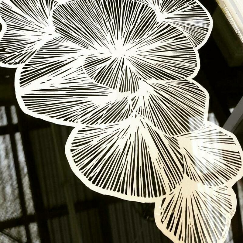 Sea Flange  paper cutting