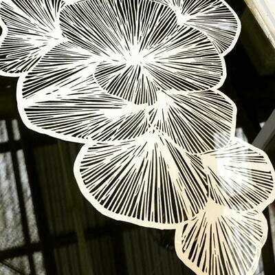 Sea Flange  paper cutting