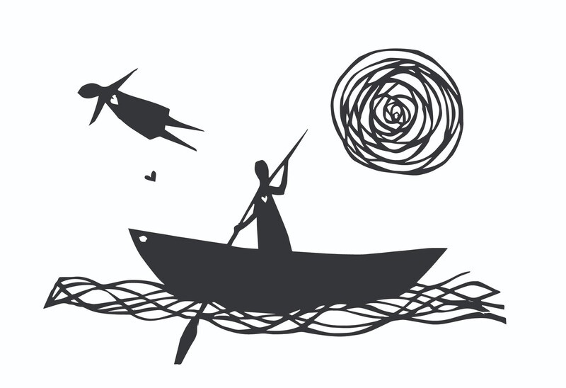 'He would follow her to the ends of earth'  archive PAPER CUTTING