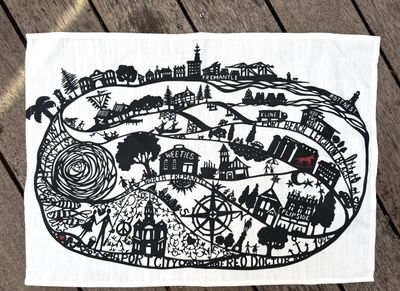 Spirit of Freo Tea Towel