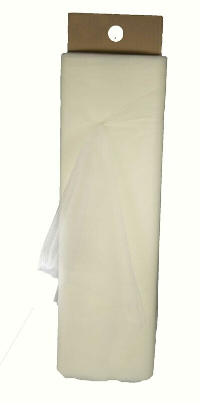 ​1366IV -54 x 40 yards Ivory Tulle Roll $16.95 each Minimum: 1 pc Case Pack: 12 pcs