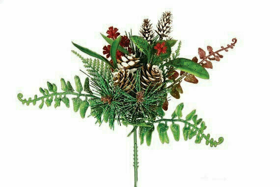 XP5537 - Large mIX pick with assorted pine cones and ferns 