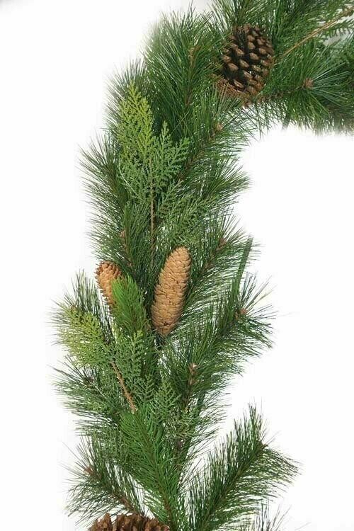 PMX7031 - 6' Mixed Pine/Cedar/Pine/Cone Garland