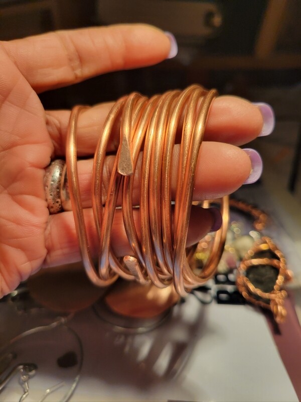 Copper bangles